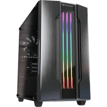 Cougar Gemini M RGB Mini Tower Case Iron Gray