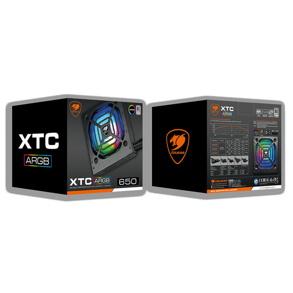 Cougar XTC 650 ARGB 650W 80 Non Modular
