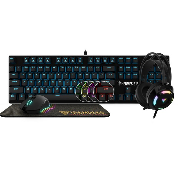 Gamdias Hermes E1B RGB 4 In 1 Gaming Combo