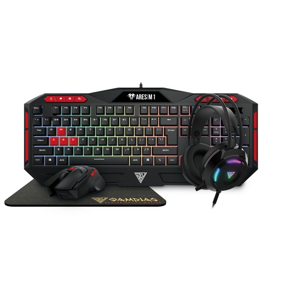 Gamdias Poseidon M2 RGB 4 In 1 Gaming Combo