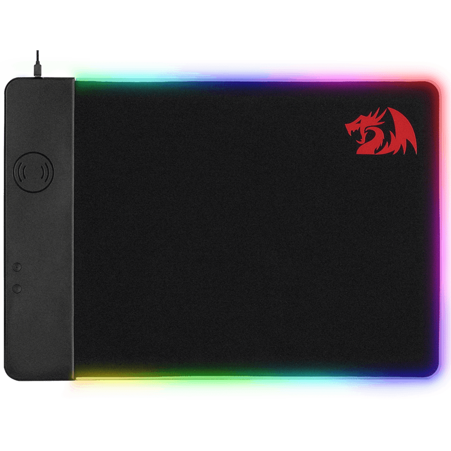 Redragon P025 RGB Gaming Mouse Pad With Wireless Charger