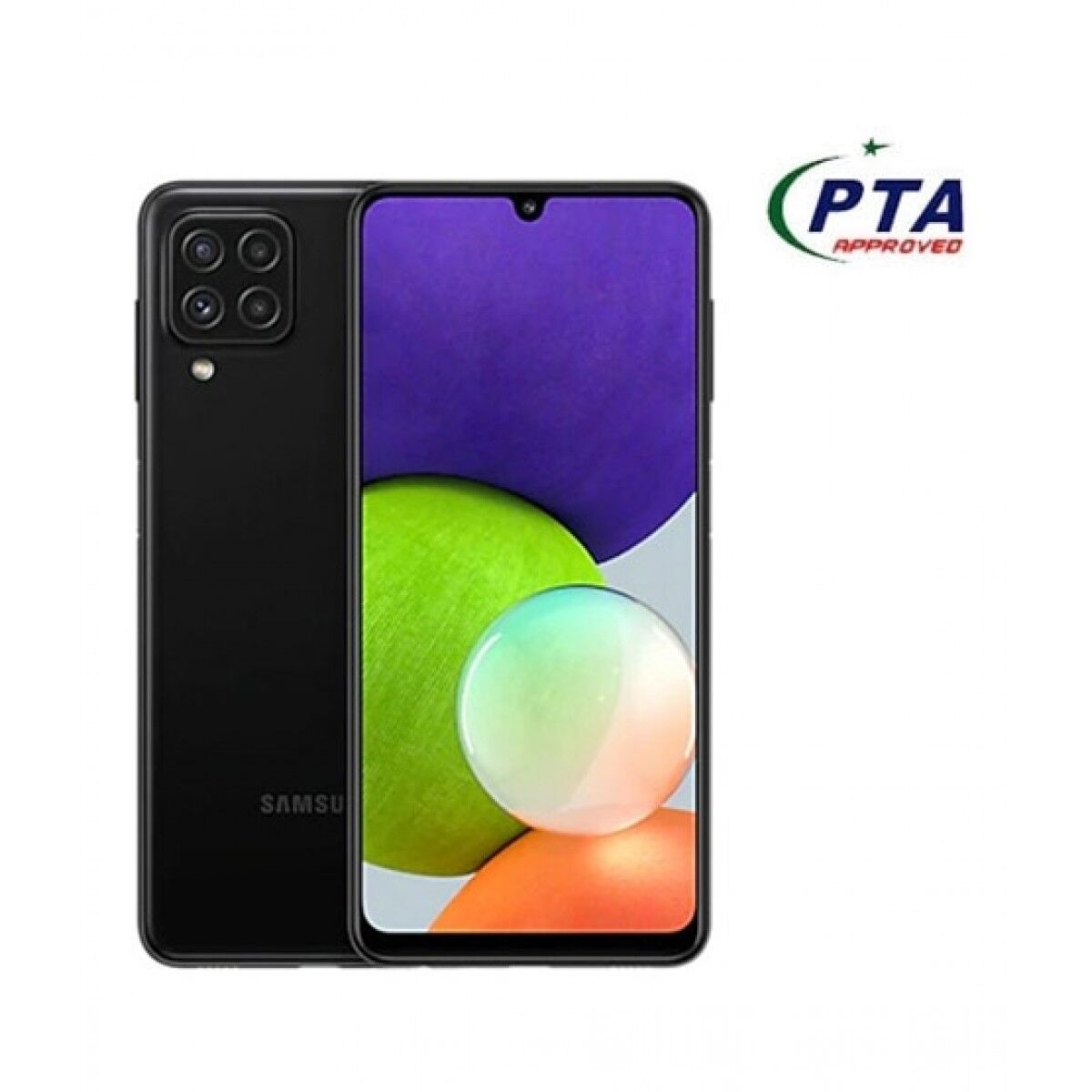Samsung Galaxy A22 128GB 6GB RAM Dual Sim Black   Official Warranty 2