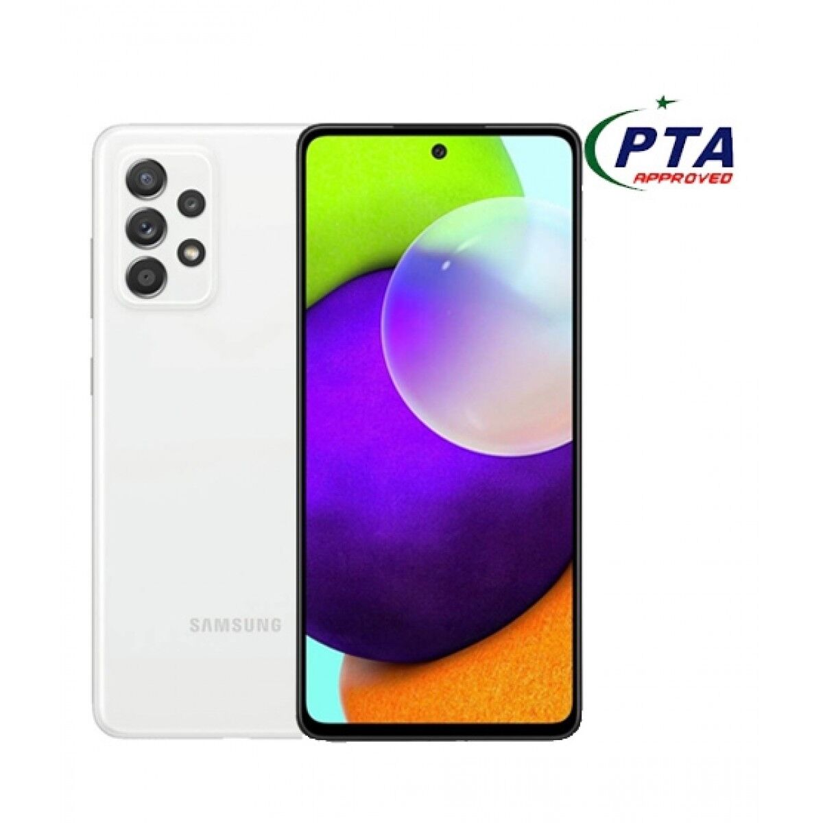 Samsung Galaxy A72 128GB 8GB Ram Dual Sim Awesome White