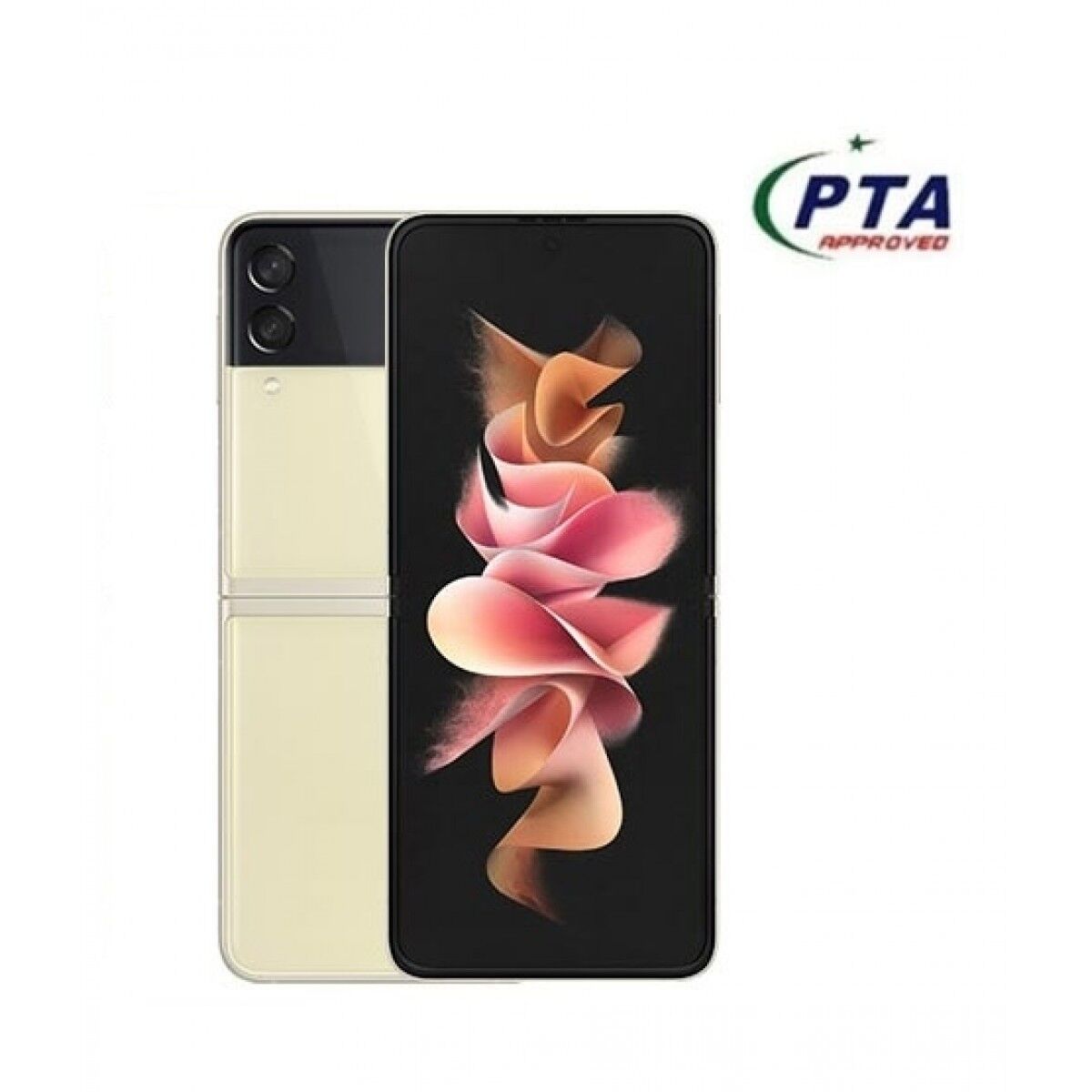 Samsung Galaxy Z Flip 3 256GB 8GB Ram Single Sim Cream   Official Warranty