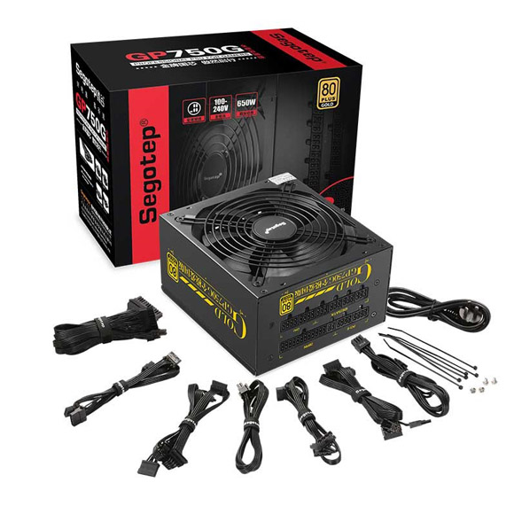Segotep GP750G PRO Fully Modular Gaming 80 Plus Gold Certified PSU